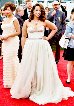 terriblefish:  caroldanvers: Dascha Polanco attends the 66th Annual Primetime Emmy Awards held at the Nokia Theatre L.A. Live on August 25, 2014 in Los Angeles, California.  !!!