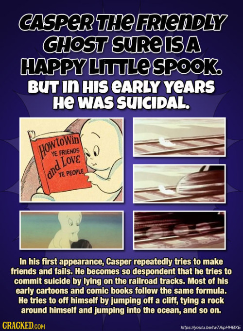 cracked:  21 Horrifying Origin Stories Of Famous Characters 