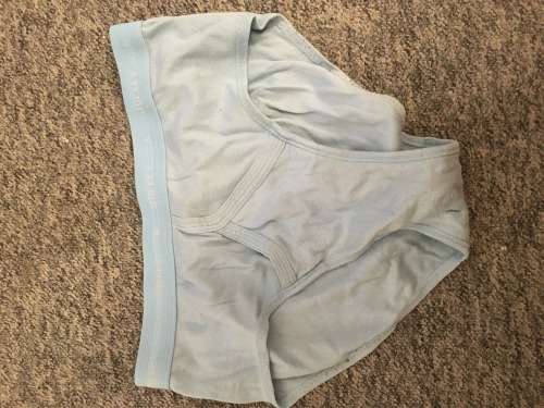 mcalli: Friday. Baby blue jockey y-fronts
