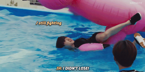 fairy-jnani: gnhwan:How to tame a pink flamingo: tutorial by Kim Jinhwan lol too much cuteness at on