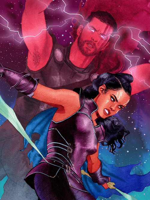 kevinwada:Valkyrie and Thor2018