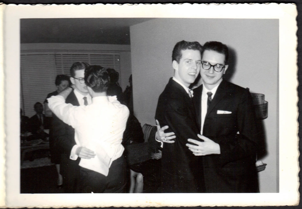 collectorsweekly:  Photos from a gay wedding near Philadelphia, PA, taken in 1957.