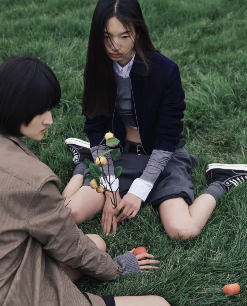 distantvoices:Yihui Wang, Chenlu Xu and Fu Xiaoxing by Effy Yu for Glass Magazine