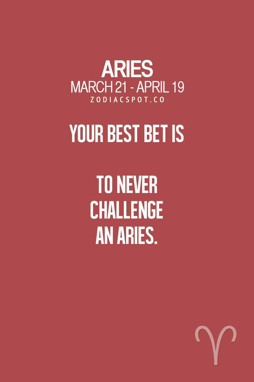 zodiacspot:  Read more about your Zodiac sign here  lol, pretty good advice, eh boss-bill?
