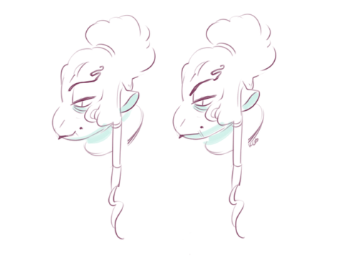 theveryworstthing: someone asked what the Royals look like currently . these are them.  they’re both nearing the end of their current ‘lifecycle’ so there’s a little wrinkling and greying going on. not a lot because they don’t really put effort