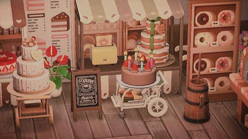 cozydew:♥(ꈍᴗꈍ) having a cup of coffee at marshal’s bakery! designing this was such a joy