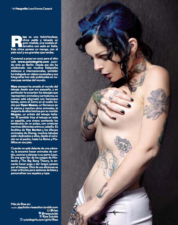psychotic-riaeaction:  New issue of tattoo magazine  ” tatuarte en la piel” 