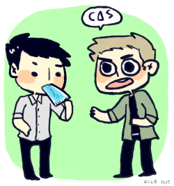 paintz:  nccc1701:  what the heck  Cas just