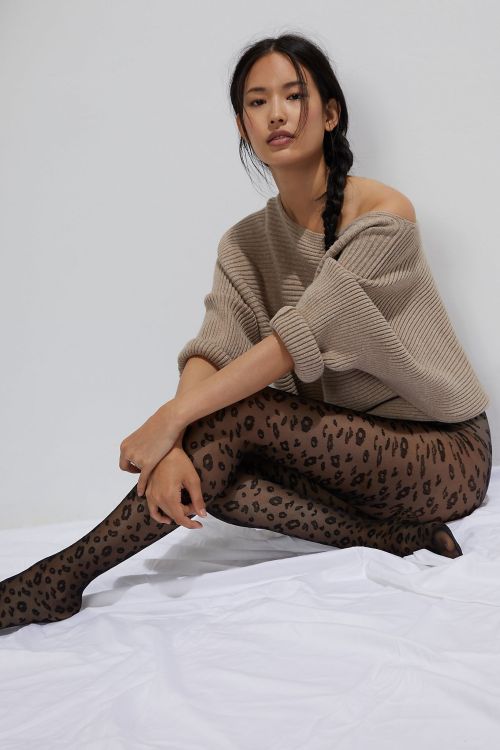 These are CUTE and extra 50% off Cheetah Print Tights: Anthropologie, $28 $10