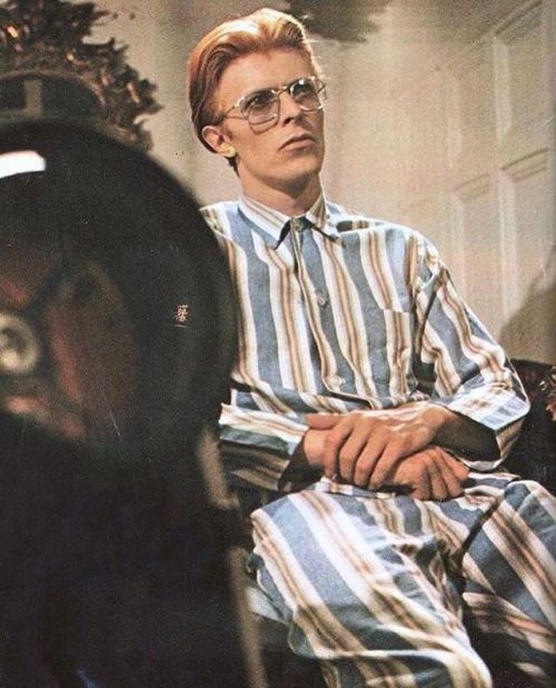 majortomwashere:Behind The Scenes: David Bowie as Thomas Jermone Newton in The Man Who Fell to Earth