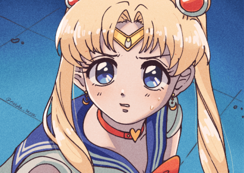 Trying the sailor moon redraw trend from twitter! (ﾉŎꇴŎ)ﾉ*✲ﾟ*｡⋆I grew up with Pokemon and Yugioh ins
