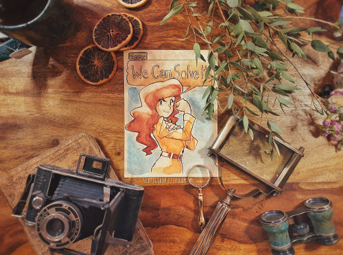  We can solve this puzzle! Another little Professor Layton piece I did back in 2018. The wonderful p