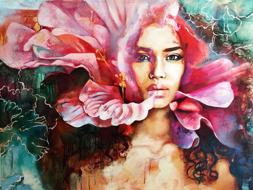 culturenlifestyle:  16 Year Old Artist Creates Hypnotic Watercolor Paintings Dimitra