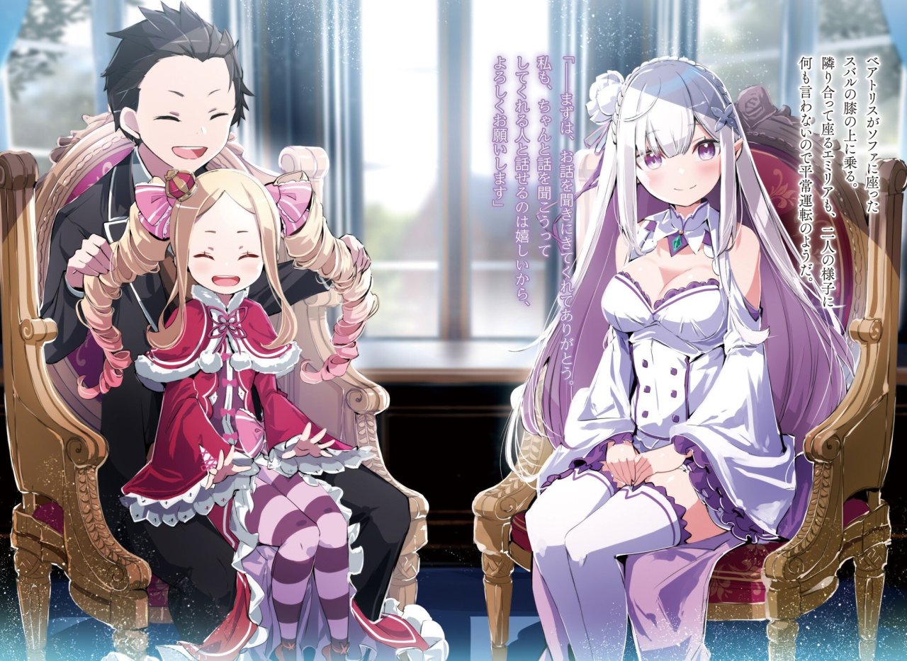 Subaru and Emilia Kick Back in Recent Re:Zero Visual - Haruhichan