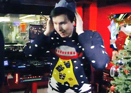 amazingphil-gifs:12 Days of Gif-mas: Day 1What’s your favorite thing about the holidays?∟ Festive Ju
