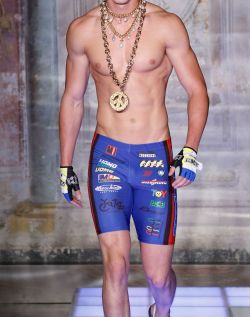 hommemodel:  Dan Hyman for Moschino SS16