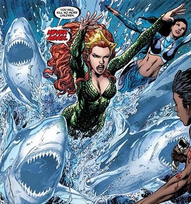 DC Women Kicking Ass — Shark Week 2011: DC (and Marvel) Women and Sharks