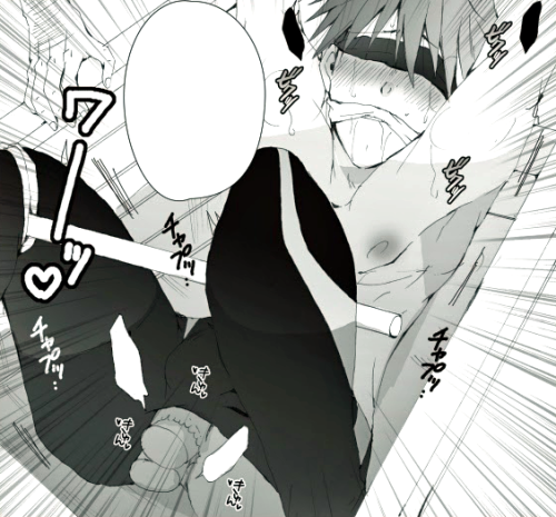 pornorosso:  Gamanjiru ni Chinpaipai: Zenritsusen Hakai 