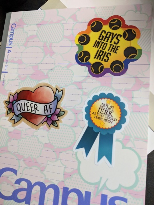 A taste of some new sticker designs coming with me to FlameCon! I hope to have a few more new design