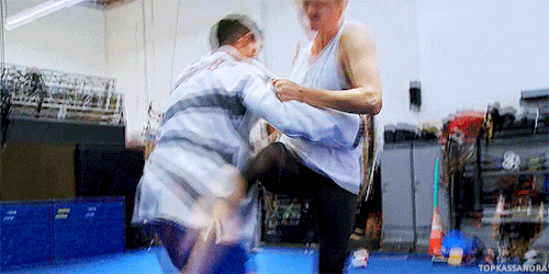 Charlize Theron Training For Atomic Blonde (2017)