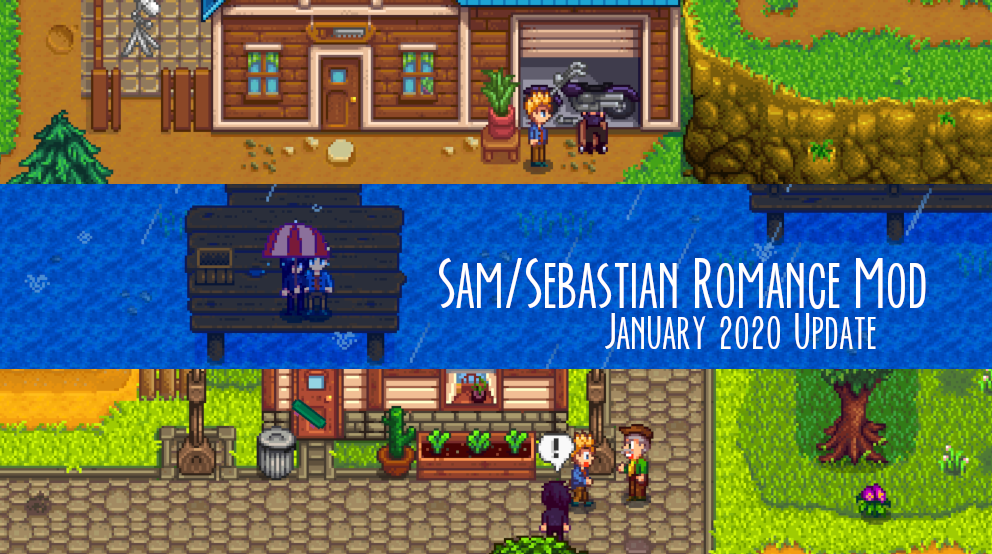 Pixelated Farmhouse Sam Sebastian Romance Mod