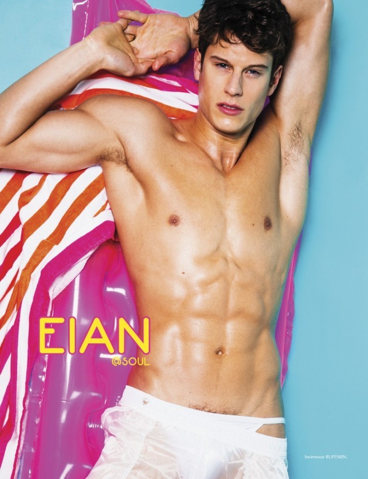 rufskin: Eian Scully. Rufskin swim. Galore Magazine
