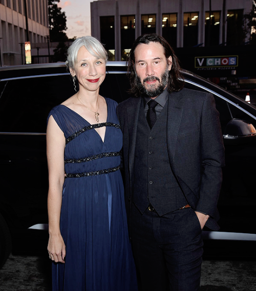 caryled:Alexandra Grant and Keanu Reeves attend the 2019 LACMA Art + Film Gala Presented By Gucci at