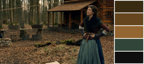 Claire Elizabeth Beauchamp Randall FraserTwo looks per season with color palettes. 