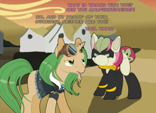 ask-omegacoder:  Anonymous needs to pay more attention! We Repair Ponies #152   Yipe @.@