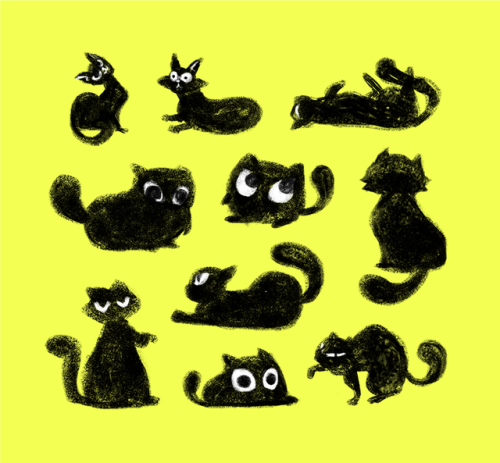 caturdaydrawings:Some of my Daily Cat Drawings - a set of fan favourites!If you like what you see yo