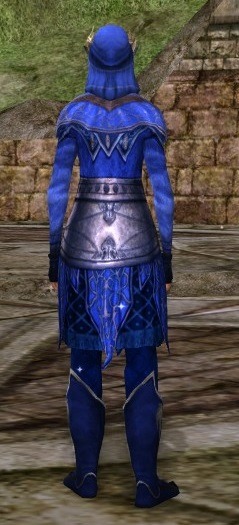 This burglar is feeling blue….HEADTime-Worn HeadpieceDyed Evendim Blue (High-Elf Intro, Light