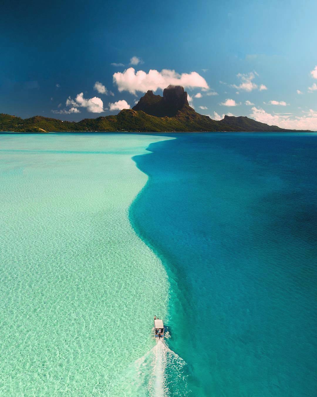 earth:  Exploring the waters of French Polynesia. @