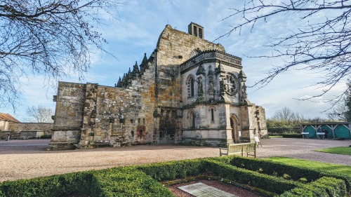 Rosslyn Chapel near Edinburgh, 2020A wide angle lens definitely helps frame this place - luckily it 