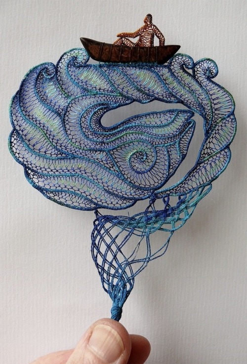 thedesigndome: Tales of Women Captured in Sublime Lace Art by Agnes Herczeg Agnes Herczeg&rsquo