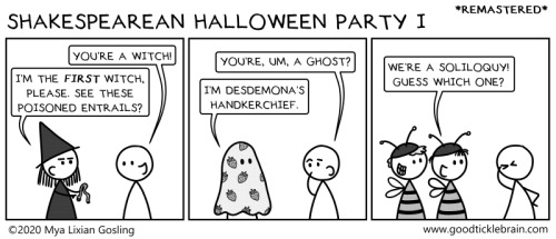 Shakespearean Halloween Party I-IV (Remastered)As Halloween is fast approaching (when did the run-up