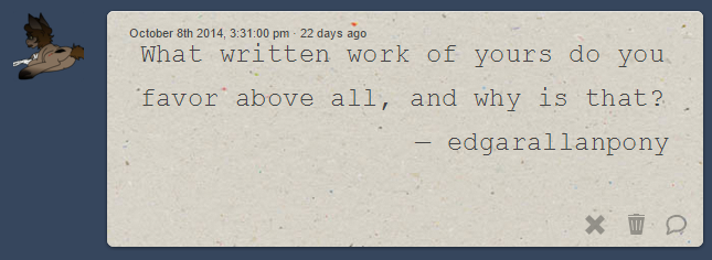 ask-lovely-pages:  I-I dunno and t-there’s nothing worth showing at the moment, sorry