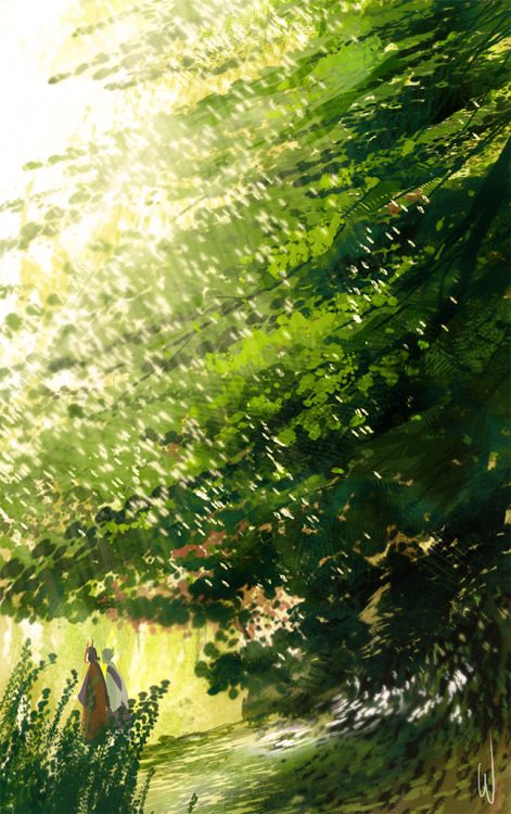 wratshit:  Foxfire— To walk these groves again Always longing, and always the return. 
