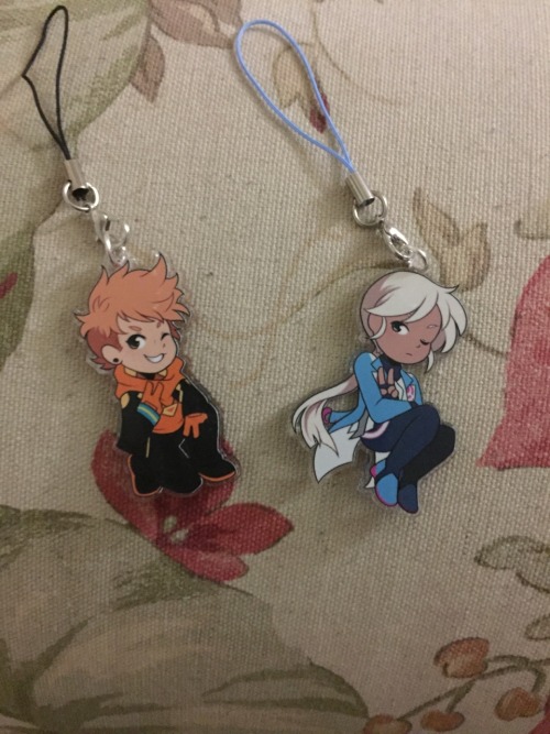 hugewitches:  I got my amazingly cute charms from @princessharumi in the mail today! Spark is mine and Blanche is for my bro @reyntime-baby  these are perfect and precious, and I loved the little handwritten note! I’m definitely gonna buy more stuff