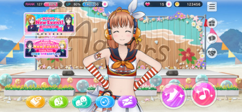 loveliveallstars-news - Preview of SIFAS homescreen!※With...