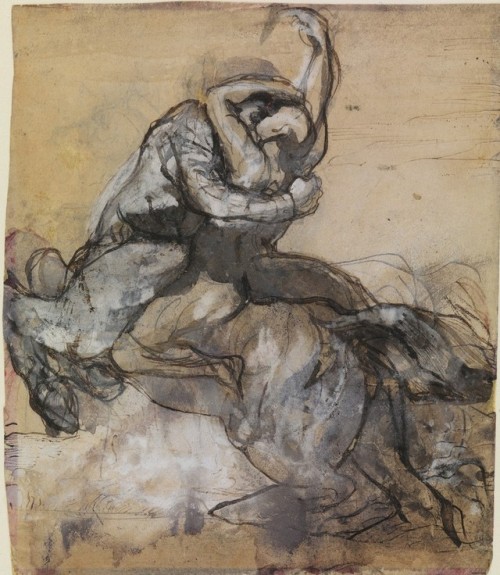 blogcubanpete: ganymedesrocks:  Centaur Abducting A Young Man, Circa 1880 François Auguste René Rodi