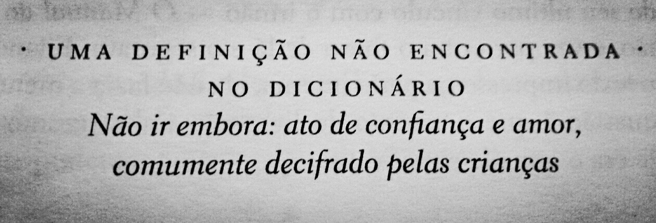 Pelo tempo que for...'
