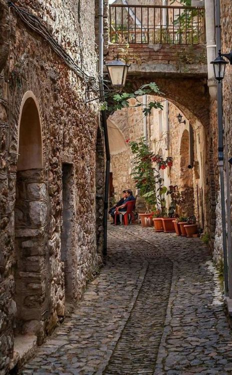 Memories by ExplorechiosAlleys in the medieval  Mestá village, Chios, Greece.