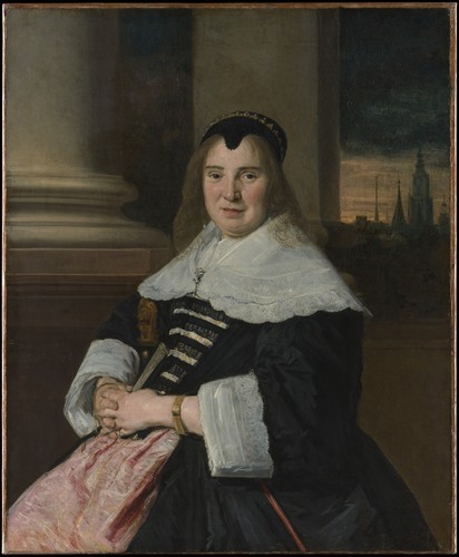 Portrait of a Woman, Frans Hals, ca. 1650, reworked probably 18th century, European PaintingsMarquan