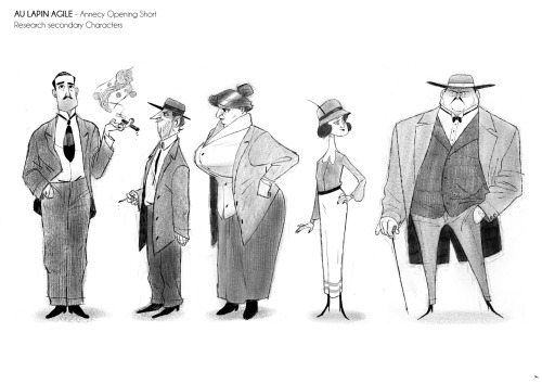 thibaultleclercq: Characters I did for the Annecy opening short. Here is the movie : vimeo.c