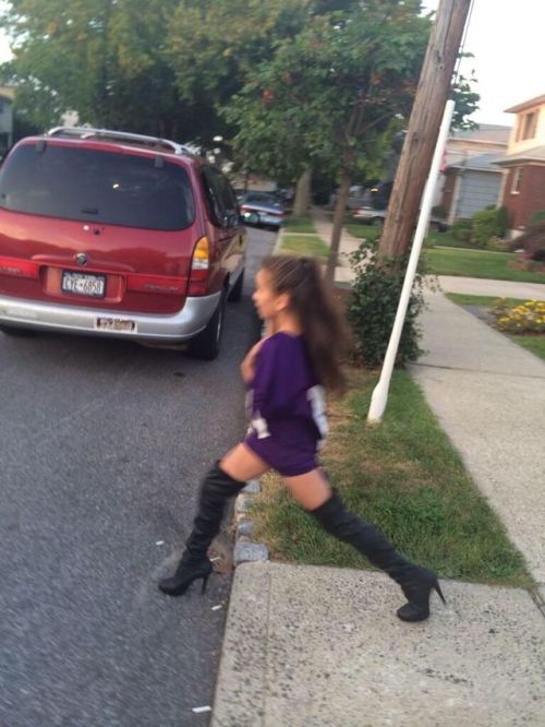 trust:when you mistake an 8 year old for Ariana Grande