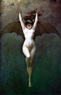thewhitespace:  Bat-Woman by Albert-Joseph Pénot