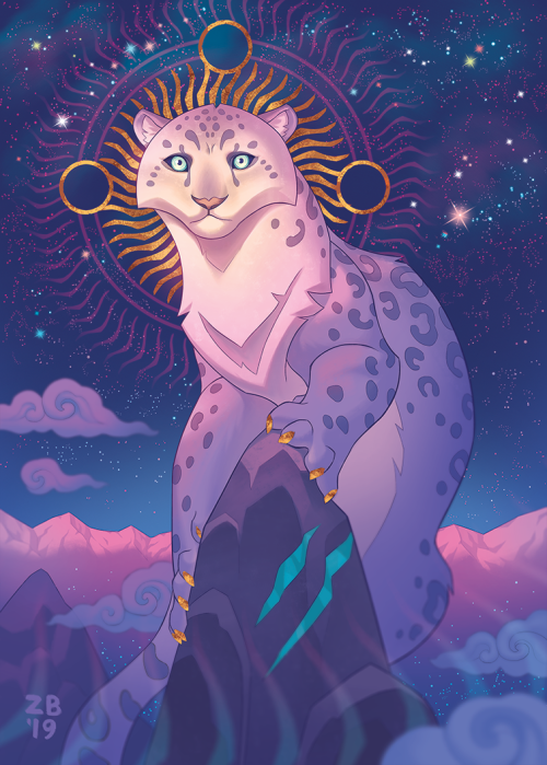 illustration for the big cats charity zine a while back!