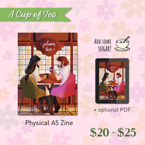⭐ PRE-ORDERS: ONE WEEK LEFT ⭐Pre-orders for Plum Tea: A Tsuchako Zine end this Friday, January 15th,