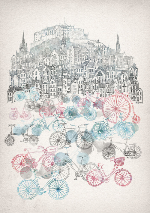 bestof-society6:    ART PRINTS BY DAVID FLECK  Voyages over Edinburgh Diamond Old Town Bikes Secret Streets II Zenobia Jungle Book Stolen Souls Emerald City The Baltic Sea Joppa Also available as canvas prints, T-shirts, Phone cases, Throw pillows,