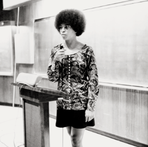 digthe60s:Angela Davis lectures at UCI in the Science Lecture Hall, October 9, 1969.